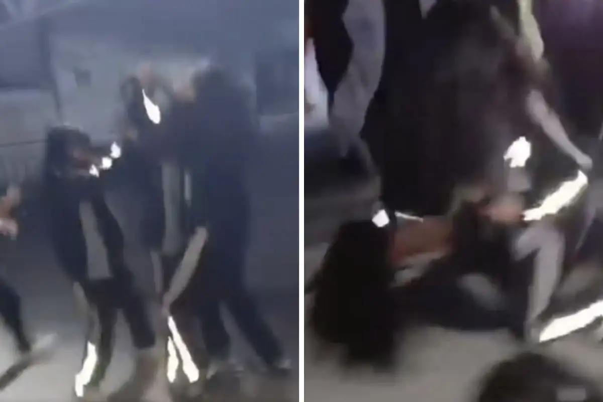 (VIDEO) Alumnas protagonizan pelea en BINE Puebla mientras sus compañeras graban 3 Alumnas protagonizan pelea en BINE Puebla y las graban