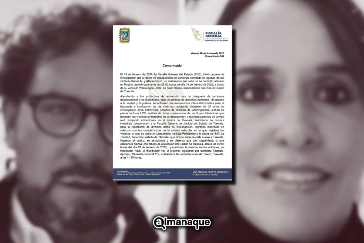 Confirma Fiscalía de Puebla que encuentran sin vida a Alexandro y Karina en Chignahuapan 3 Confirma Fiscalía de Puebla que encuentran sin vida a Alexandro y Karina en Chignahuapan