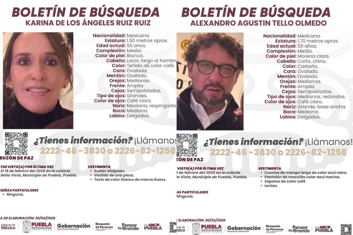 fichas de busqueda del matrimonio Alexandro y Karina Tello Ruiz
