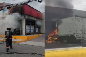Reportan incendios en Puebla hoy 22 de febrero tras la muerte del Mencho