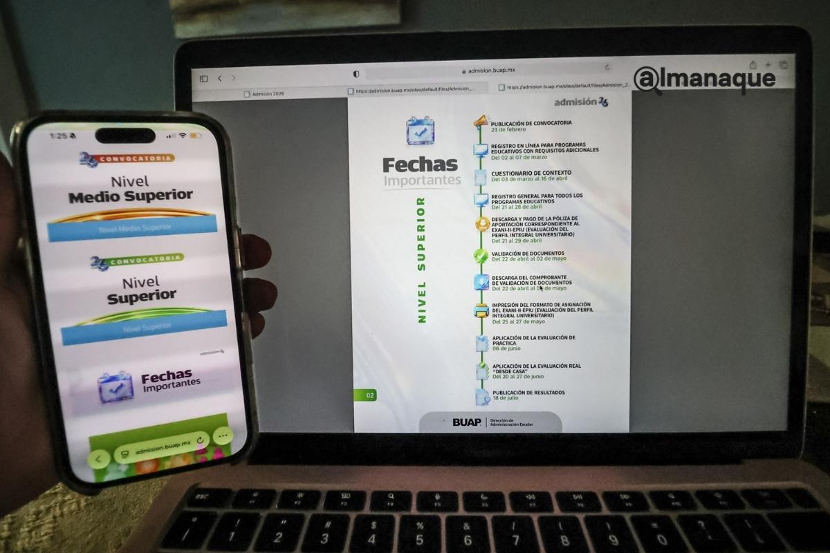 Proceso de Admisión BUAP 2026- fechas y requisitos para preparatoria y licenciatura  