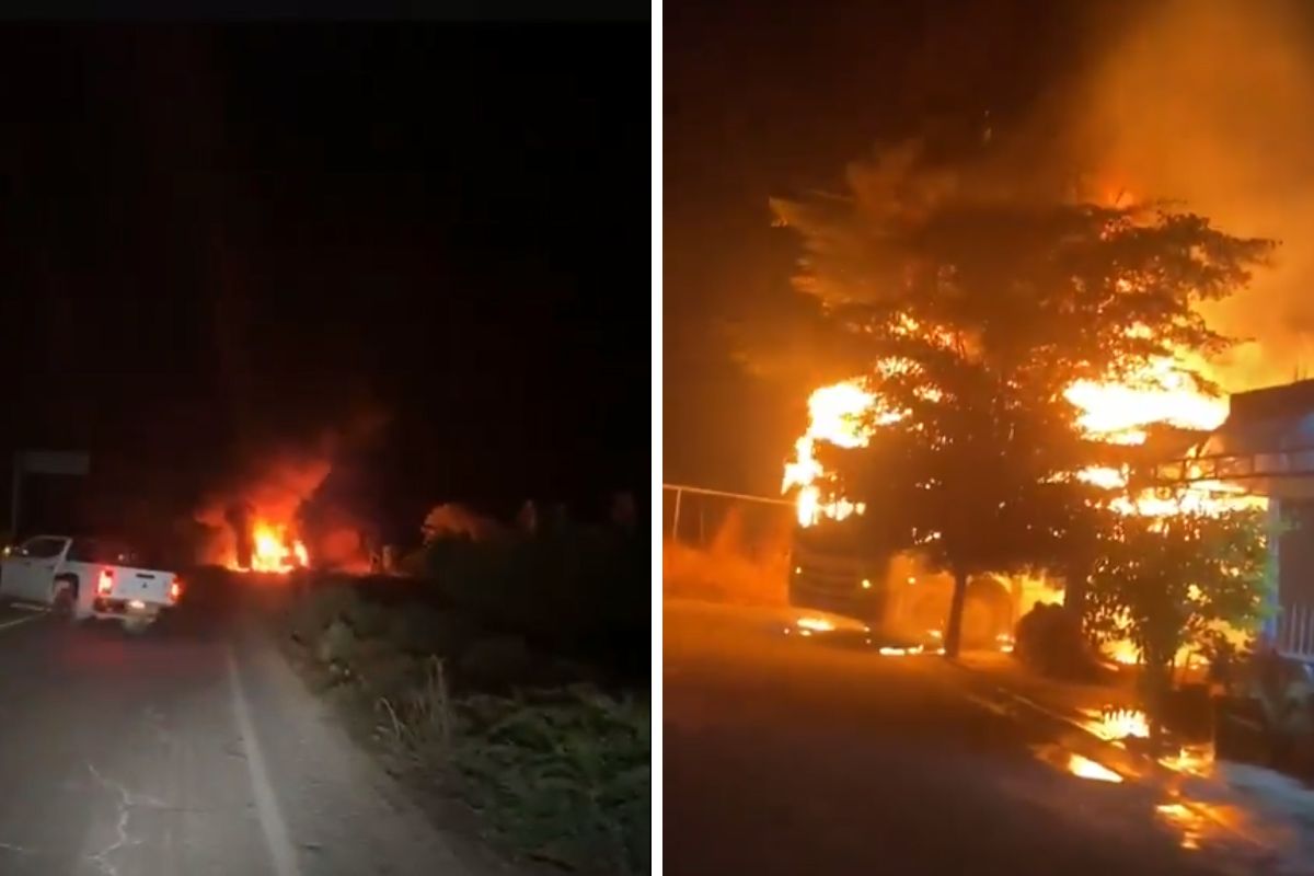 (VIDEO)S Siguen los ataques en Jalisco hoy 24 de febrero