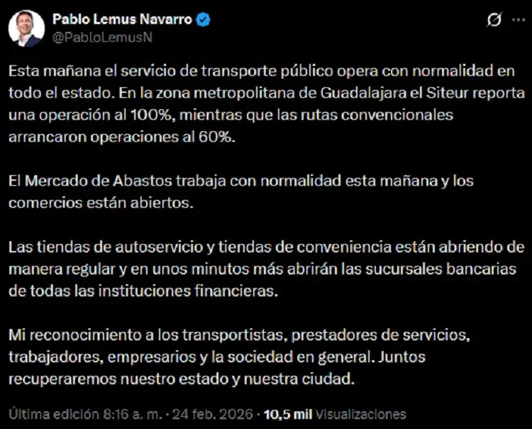 (VIDEOS) Código Rojo: Ataques en Jalisco continúan este martes 24 de febrero 3 (VIDEO)S Siguen los ataques en Jalisco hoy 24 de febrero