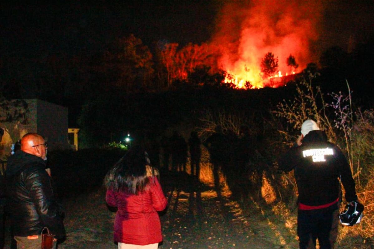 Tercer incendio en cerro Zapotecas es controlado al 95%