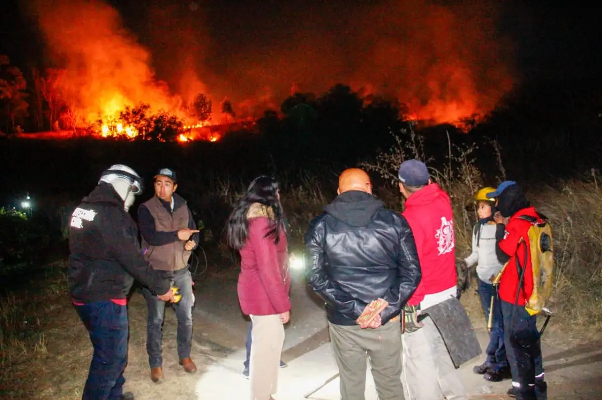 Tercer incendio en cerro Zapotecas es controlado al 95%