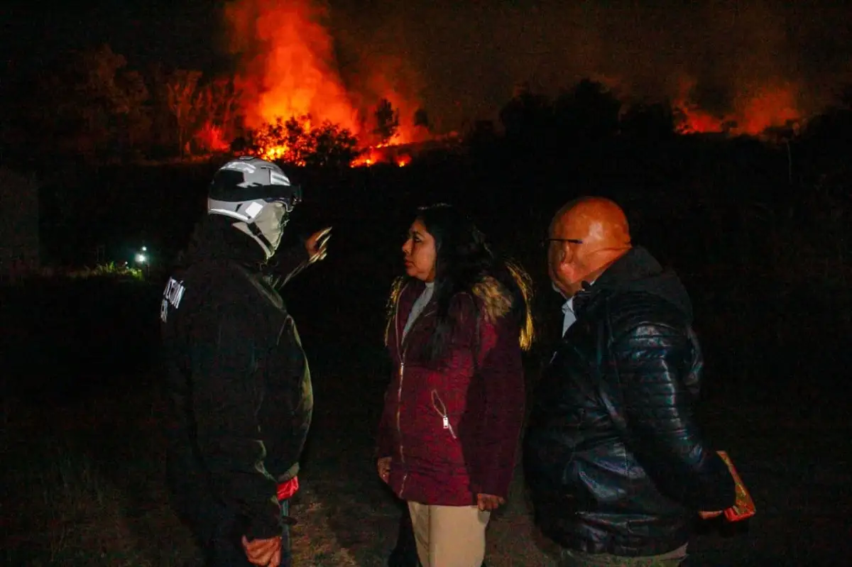 Tercer incendio en cerro Zapotecas es controlado al 95%