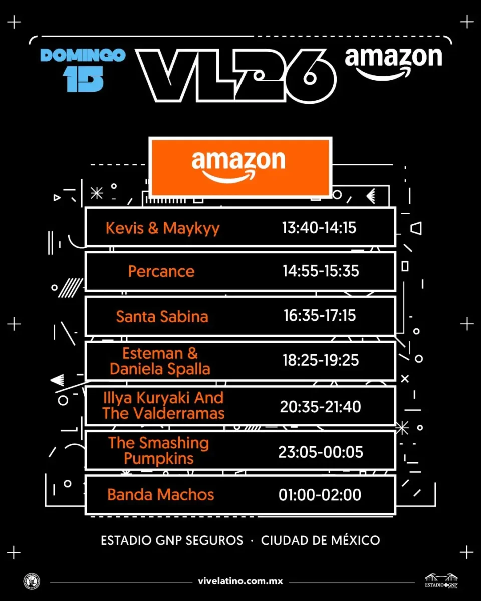 Así quedan los horarios del Vive Latino 2026 y los escenarios