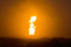 VIDEO: Este es el momento en el que el volcán de lodo en Antioquia hace erupción