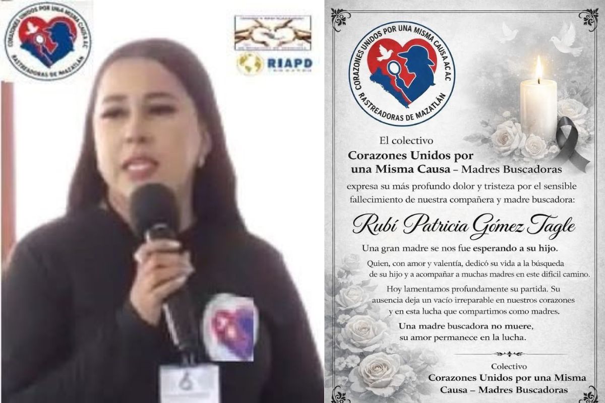Asesinan a la madre buscadora Rubí Patricia Gómez-Tagle en Sinaloa