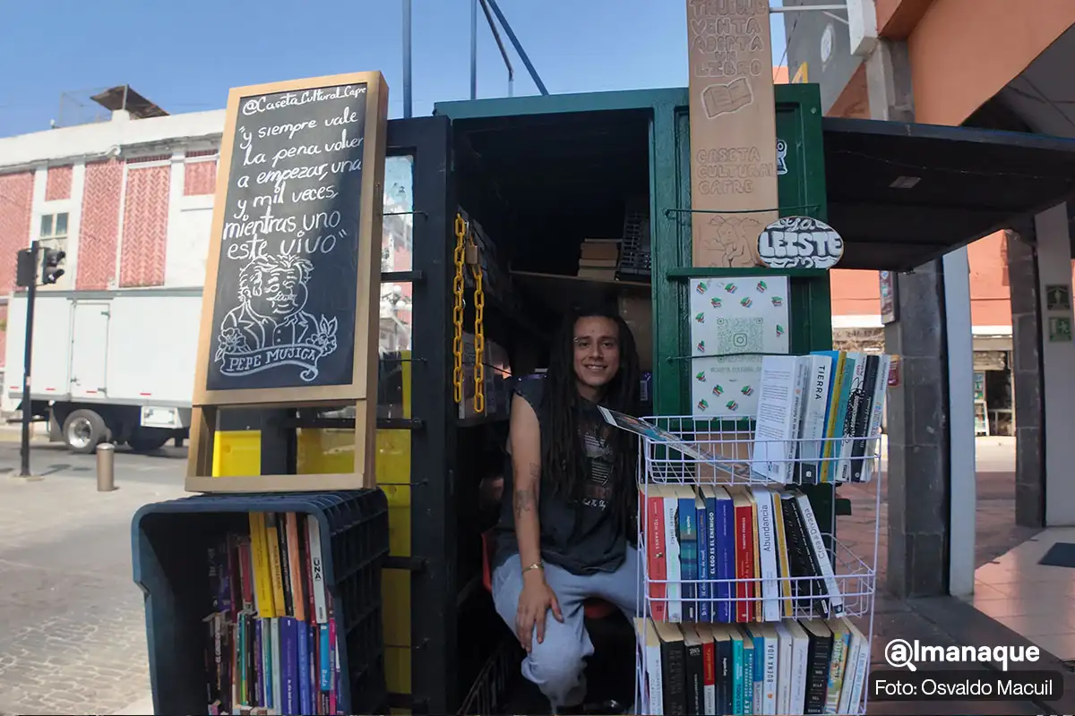 ¿Libros gratis en Puebla? La historia de Caseta Cultural Cafre, la iniciativa que impulsa la lectura
