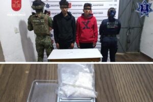 SSC de Huejotzingo detiene a presuntos responsables de intentar quemar tienda de conveniencia y al líder de Los Pañales