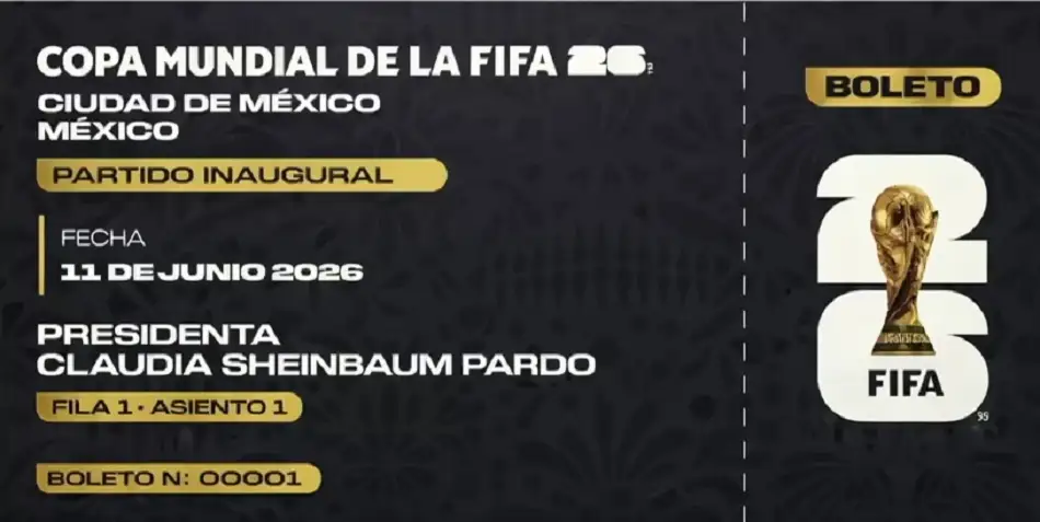 ¿Cómo participar en rifa del boleto para inauguración del Mundial 2026?