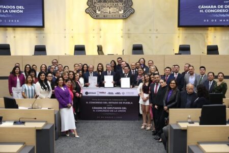 Por primera vez, el Congreso de Puebla firma un convenio de colaboración con la Cámara de Diputados