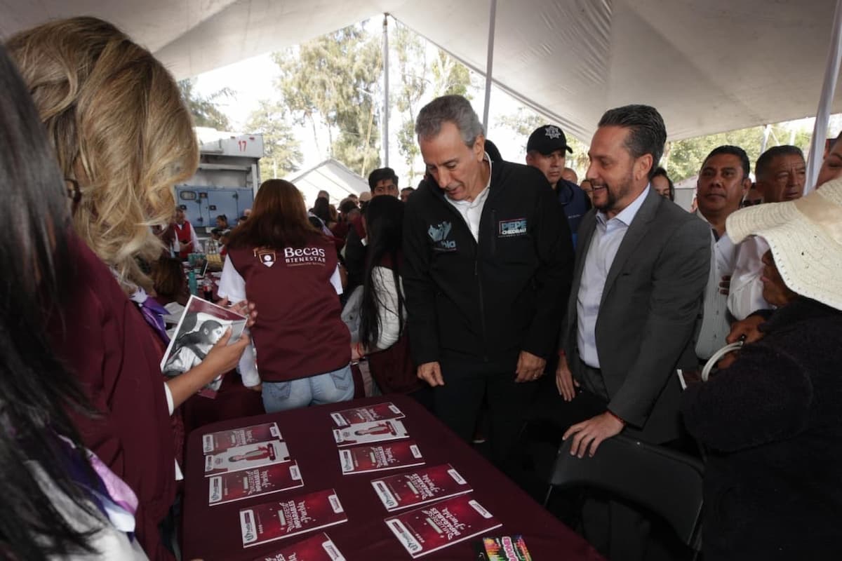 Encabeza Pepe Chedraui esfuerzos con la Federación y el Estado para la primera Feria por la Paz en San Francisco Totimehuacan