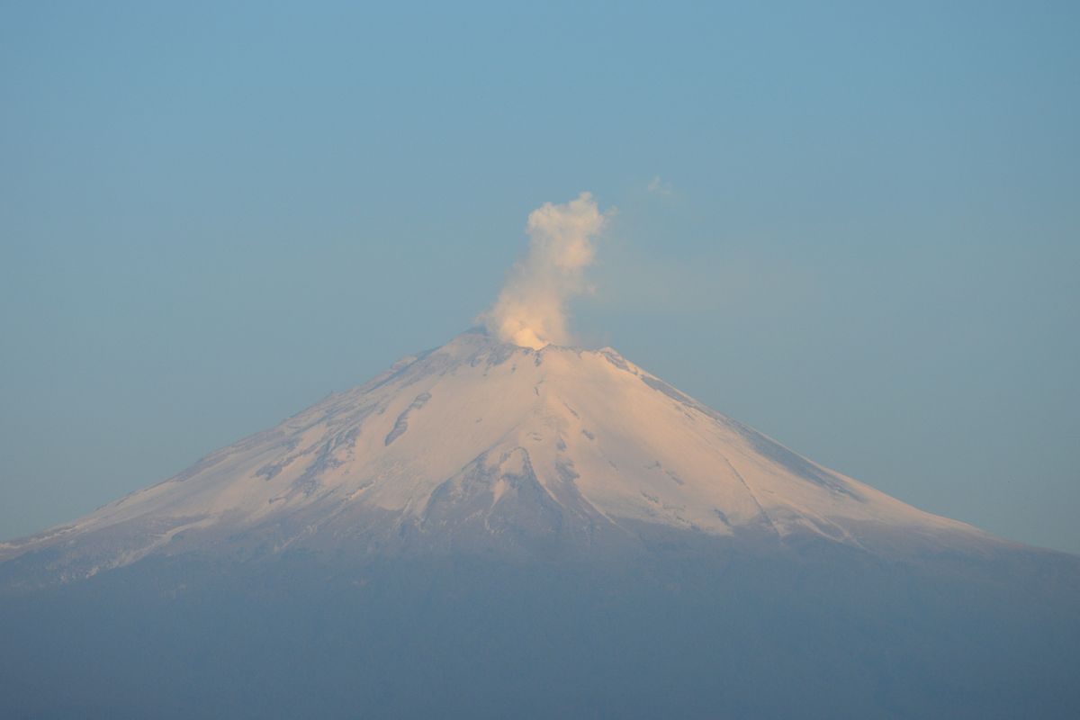 Actividad del volcán Popocatépetl hoy 6 de marzo