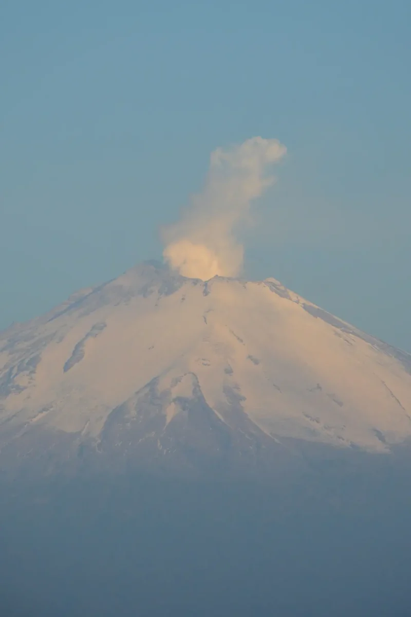 Actividad del volcán Popocatépetl hoy 6 de marzo