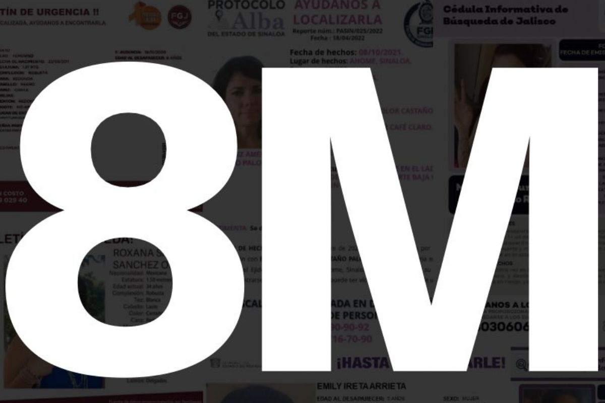 Convocan a tapizar calles con boletines de búsqueda durante la marcha del 8M en Puebla