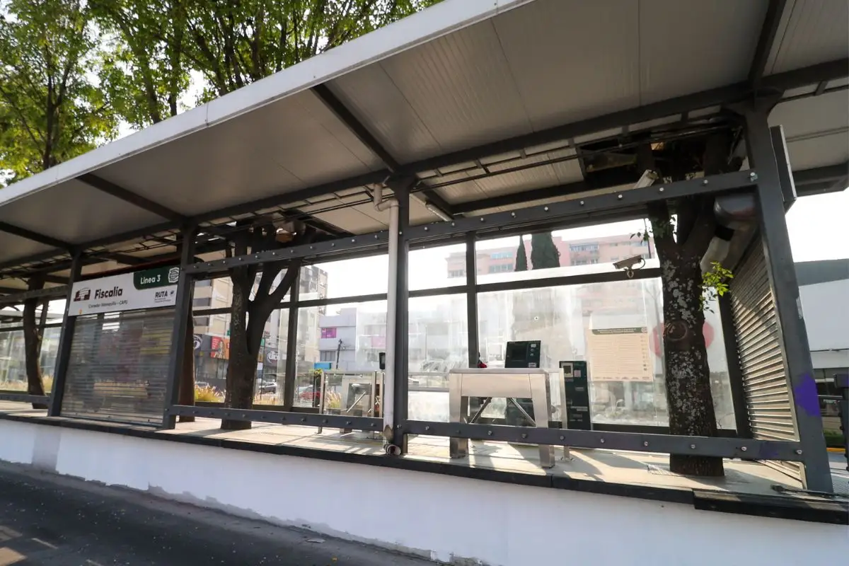 Cierran estación de Fiscalía de la Línea 3 de RUTA este lunes
