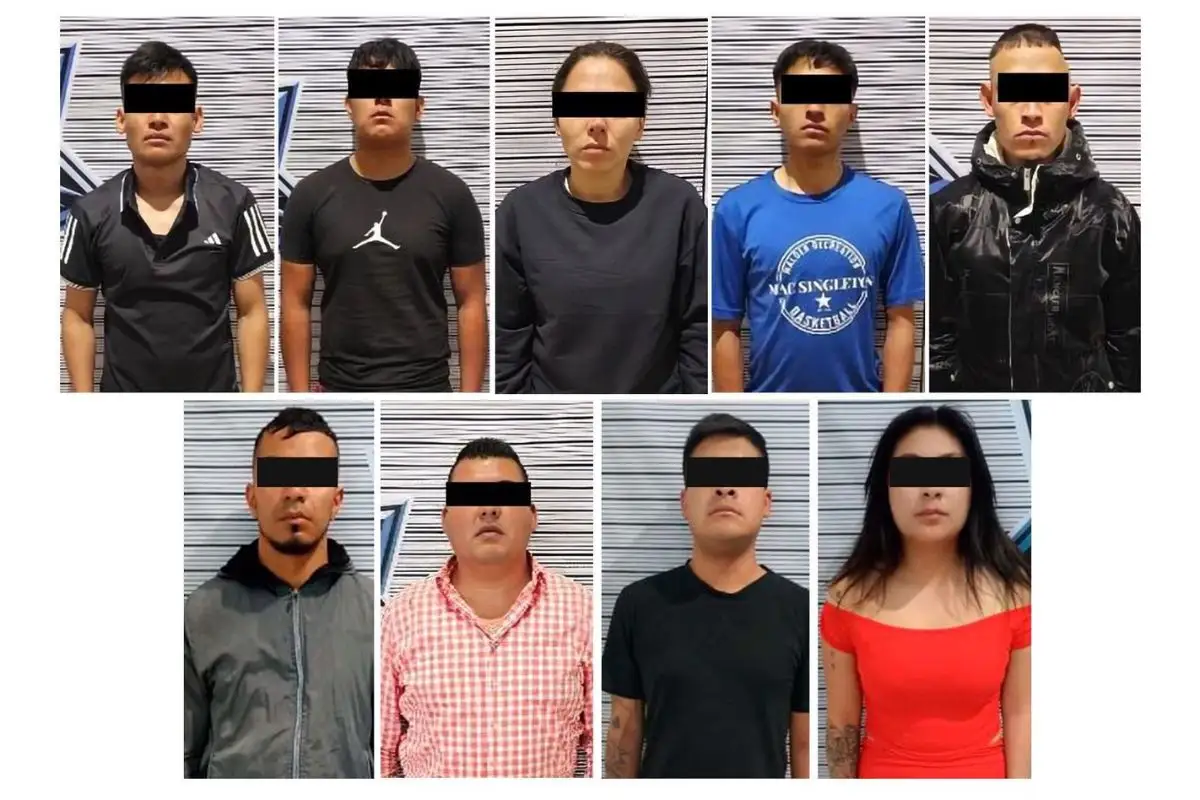 Van nueve detenciones de La Familia Michoacana en Puebla