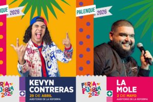 Kevyn Contreras y La Mole se presentarán con show de stand up en la Feria de Puebla 2026