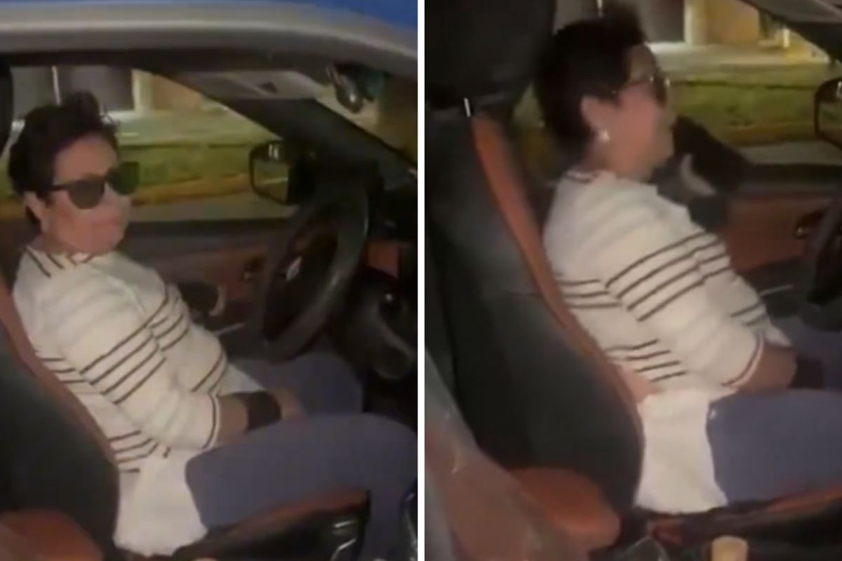(VIDEO) Lady Gringa choca e insulta a policías en inglés