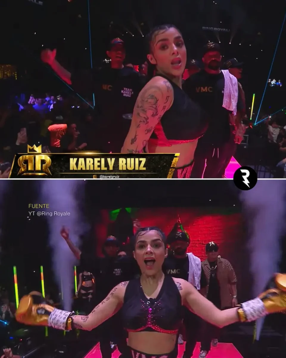 Cuánto le pagaron a Karely Ruiz en el Ring Royale