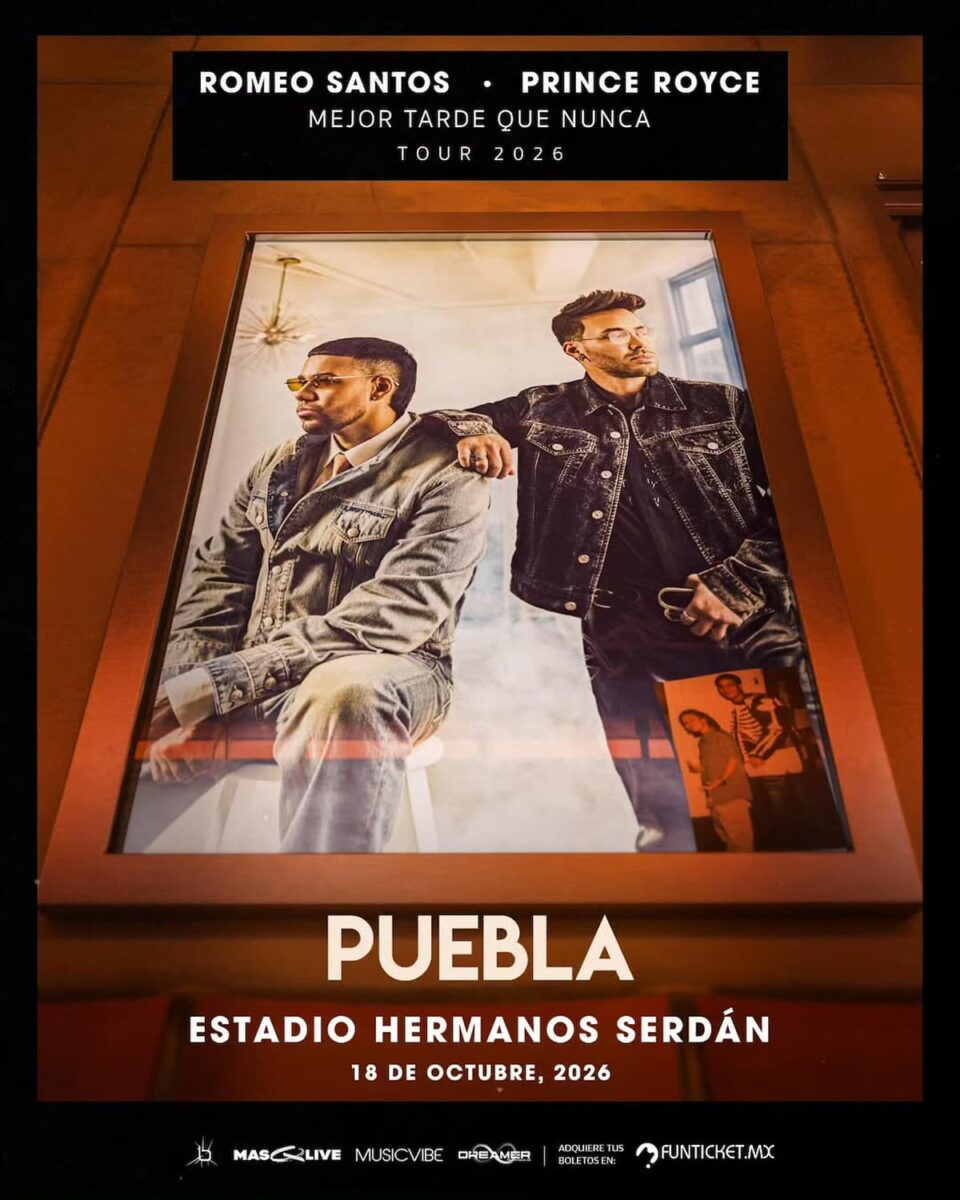 Romeo Santos y Prince Royce en Puebla