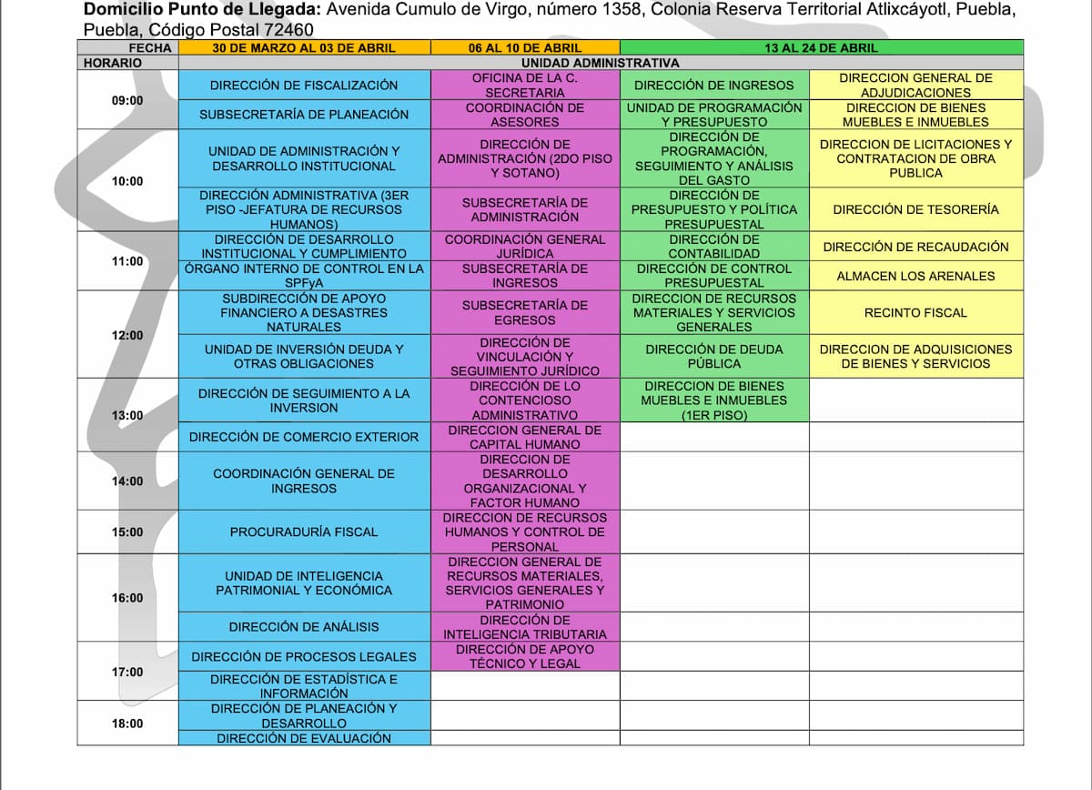 Comienza mudanza de Finanzas y Administración a nueva sede en Cúmulo de Virgo