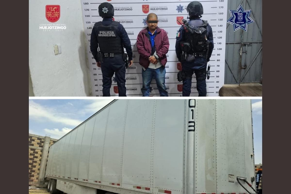 Fortalece SSC de Huejotzingo estrategia de seguridad- detienen a tres por robo de vejchculo y narcomenudeo