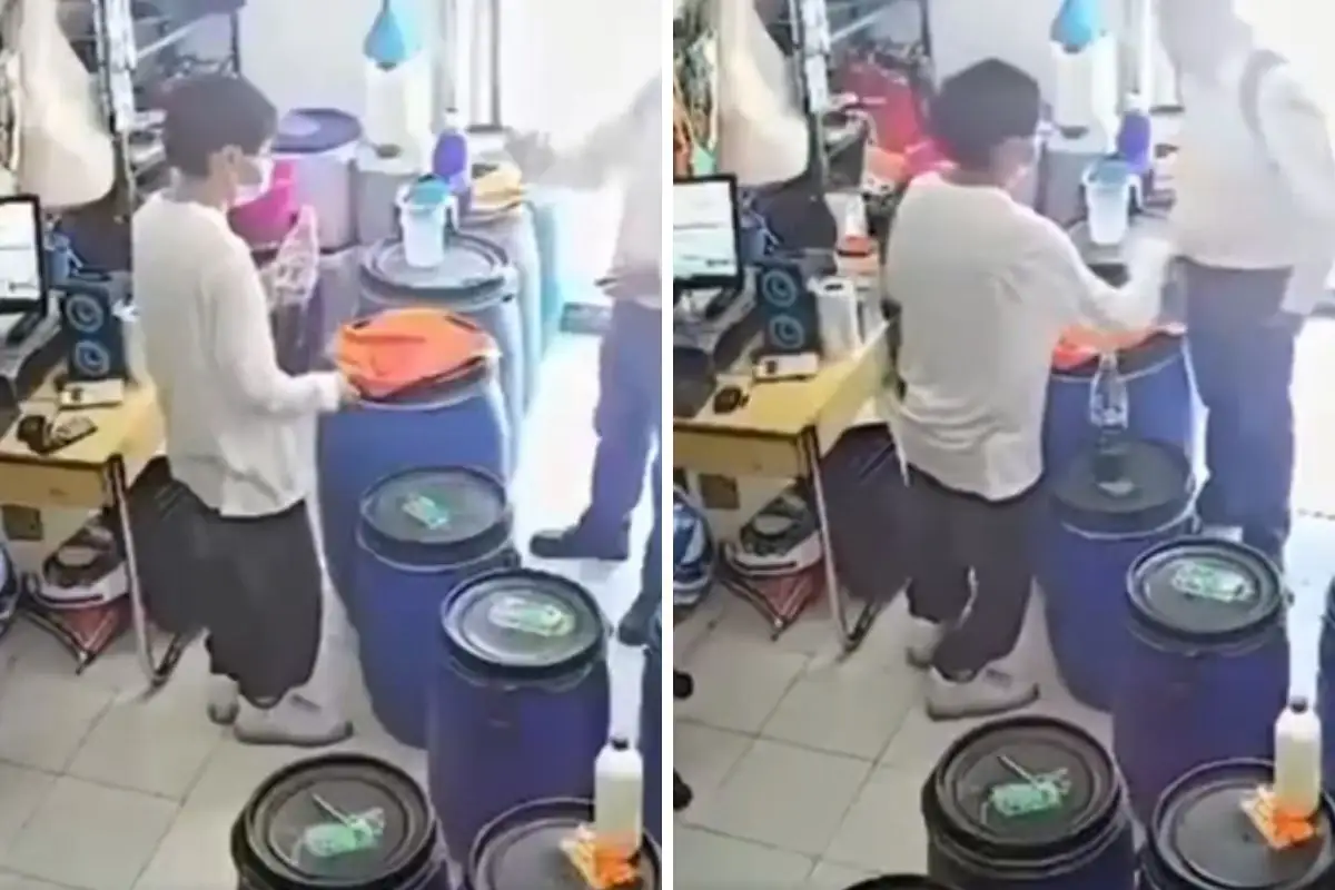Captan asalto a joven con discapacidad en Puebla en una tienda