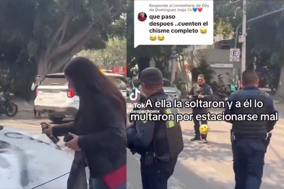VIDEO: Policías descubren a joven grafiteando el auto de su ex, la dejan ir y a él lo multan 3 Policías descubren a joven grafiteando el auto de su ex, la dejan ir y a él lo multan