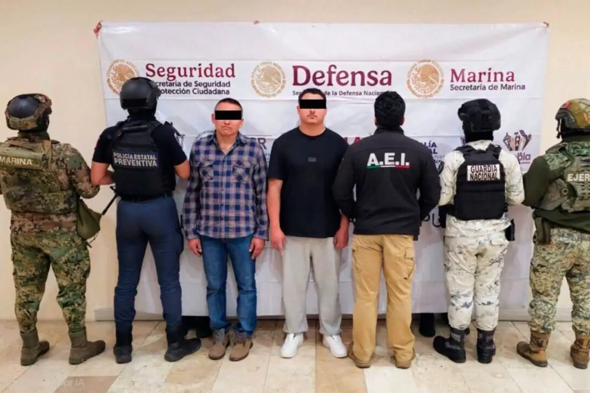 Detienen a El Caballero y otro miembro del CJNG en Puebla