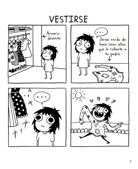 Sarah Andersen se presentará en Cholula como conferencista de Estampida 2026 7 Viñeta de sarah scribbles en español