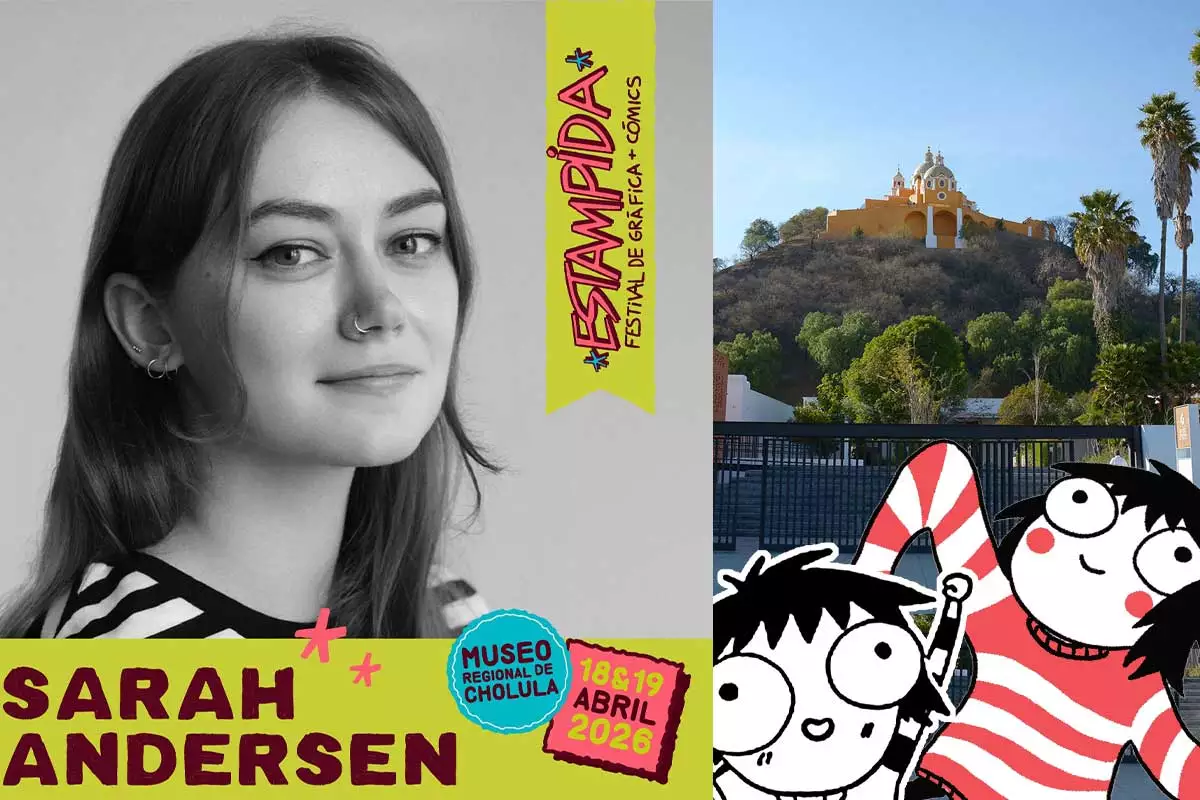 Sarah Andersen se presentara en Cholula como conferencista de Estampida 2026