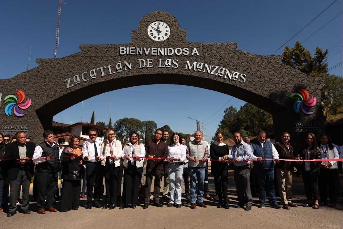 Acceso Sur de Zacatlán tiene nueva imagen; arco dará identidad y pertenencia1