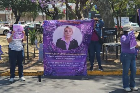 Exigen justicia por el feminicidio de la profesora Elsa en Cuautlancingo
