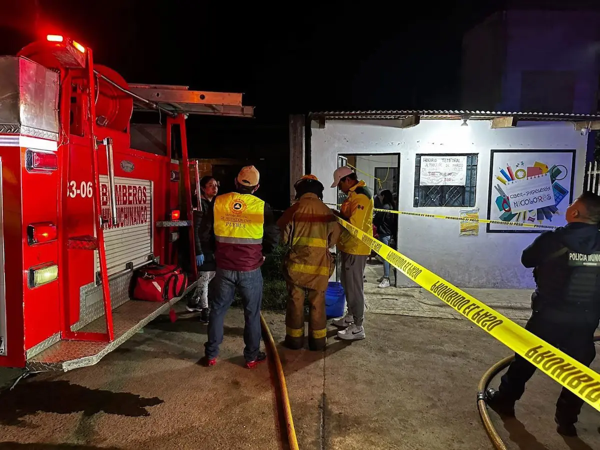 Tragedia en Huauchinango: Mueren dos menores durante el incendio de una casa