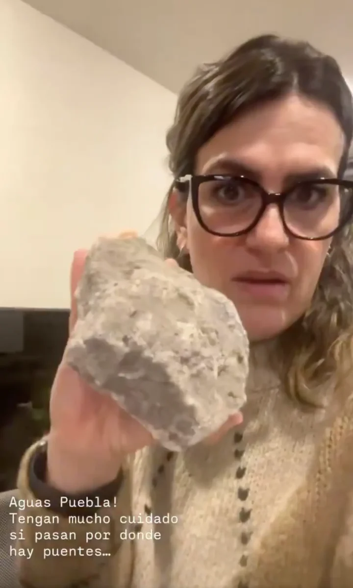 delincuentes lanzan piedras a vehículos en la Recta a Cholula 