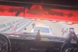 Guardia Nacional detiene a trailero a balazos en la Puebla-Orizaba