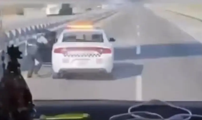 Guardia Nacional detiene a trailero a balazos en la Puebla-Orizaba