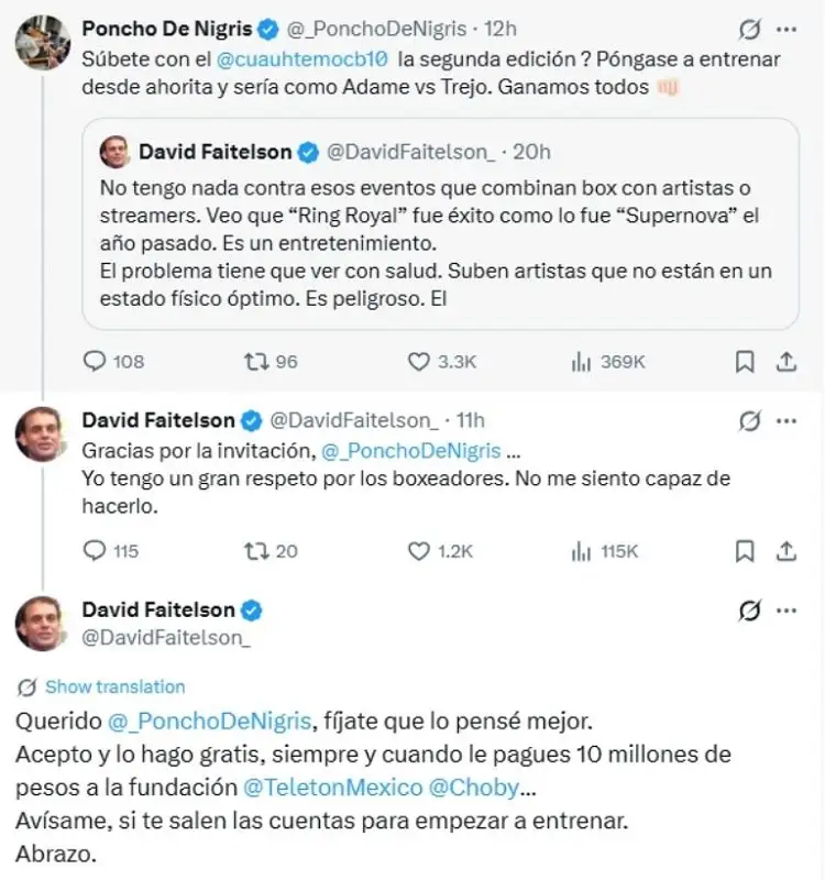 (VIDEO) Pelea de Cuauhtémoc Blanco y Faitelson se calienta