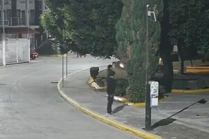 Jóvenes queman árbol en fraccionamiento Los Héroes de Puebla