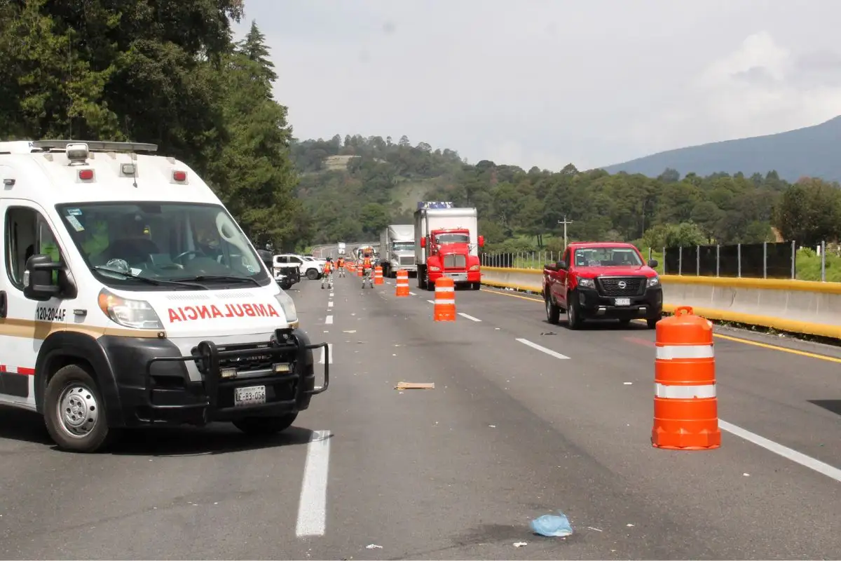 Cierran la autopista México-Puebla hoy 8 de abril