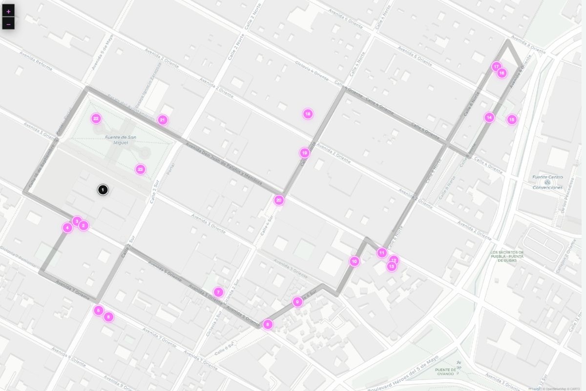 MAPA- Este es el recorrido completo del Glow Fest México en Puebla que inicia el 11 de abril  