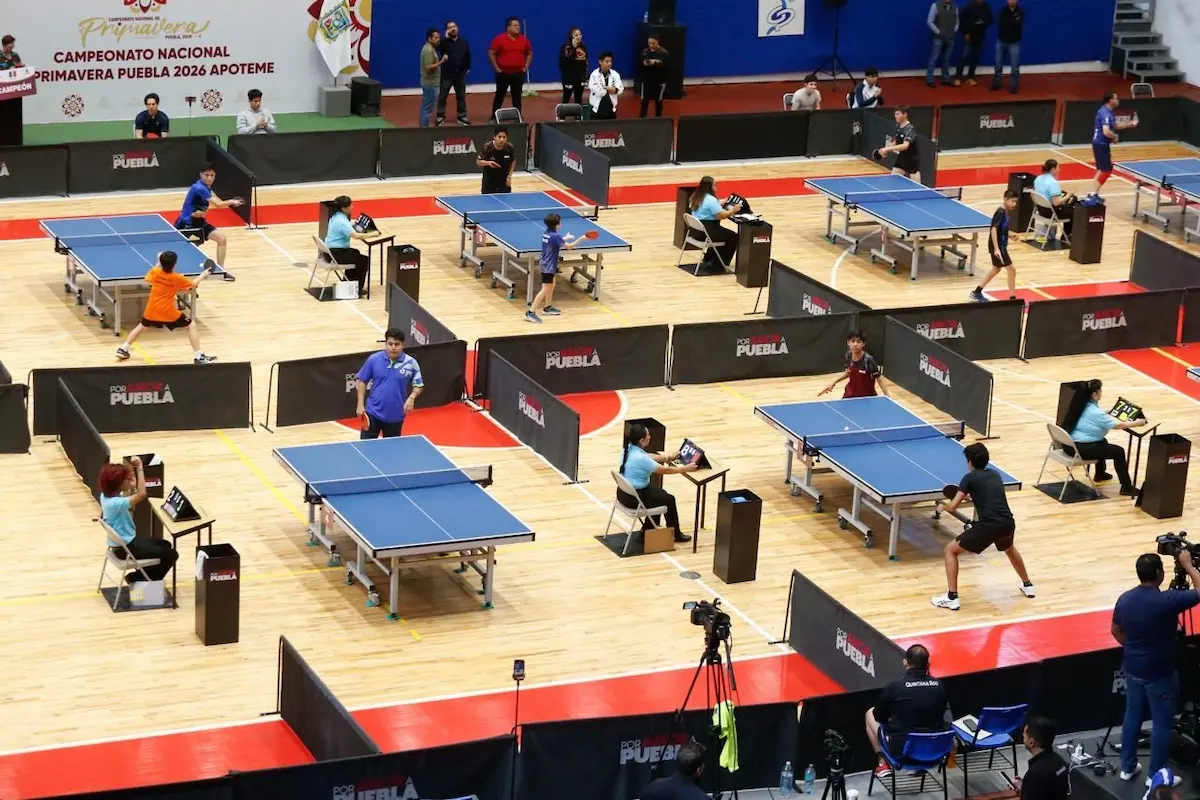 Campeonato nacional de Tenis de Mesa en Puebla rompe récord de participación