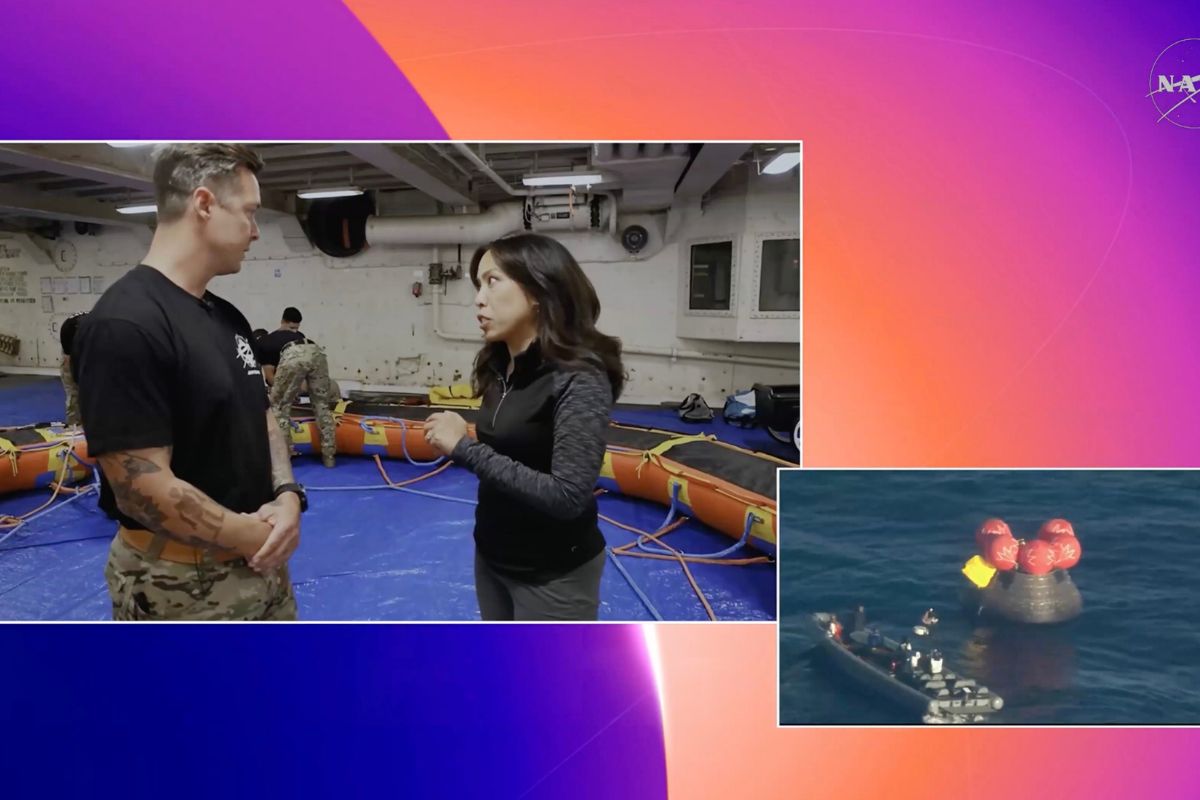 VIDEOS: ¡Misión cumplida! Así fue el regreso de Artemis II a la Tierra