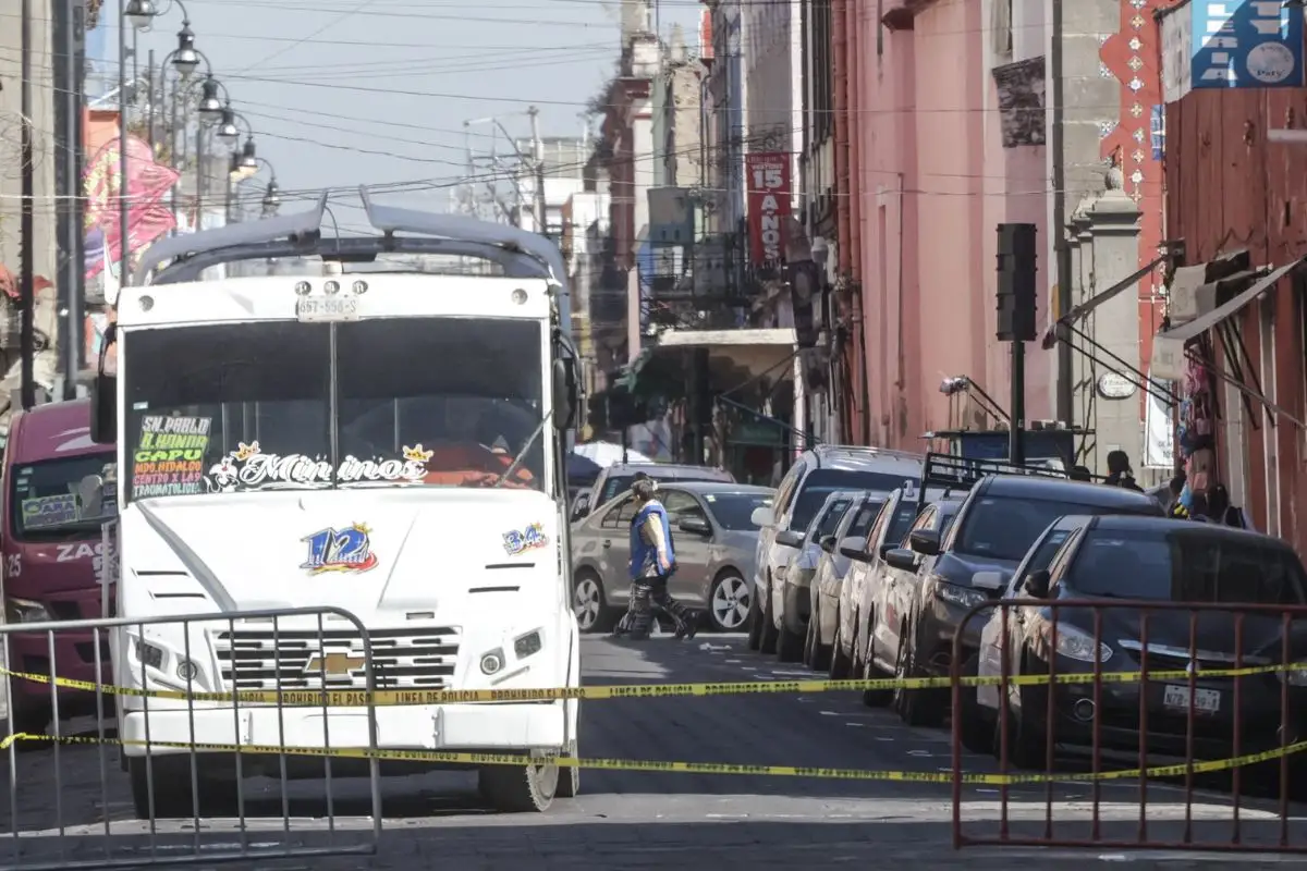 Estas son las calles cerradas en el centro de Puebla hoy