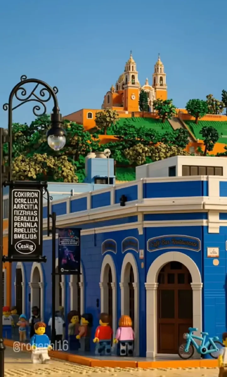 (VIDEOS) Recrean Puebla en LEGO y así se ve