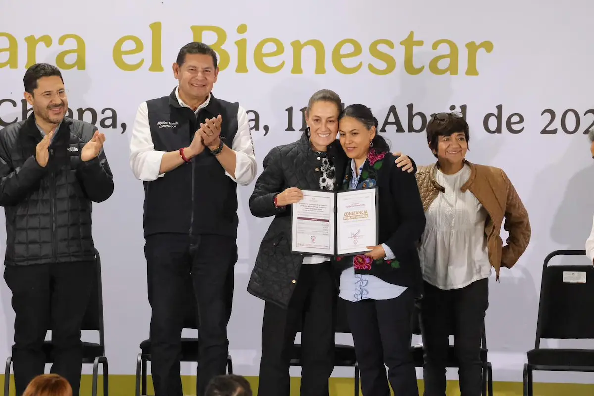 Sheinbaum y Armenta impulsan en San José Chiapa un futuro sustentable con vivienda y economía circular