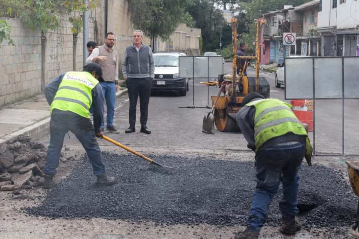Ayuntamiento ha invertido 78.1 millones de pesos para bacheo en Puebla en seis meses  